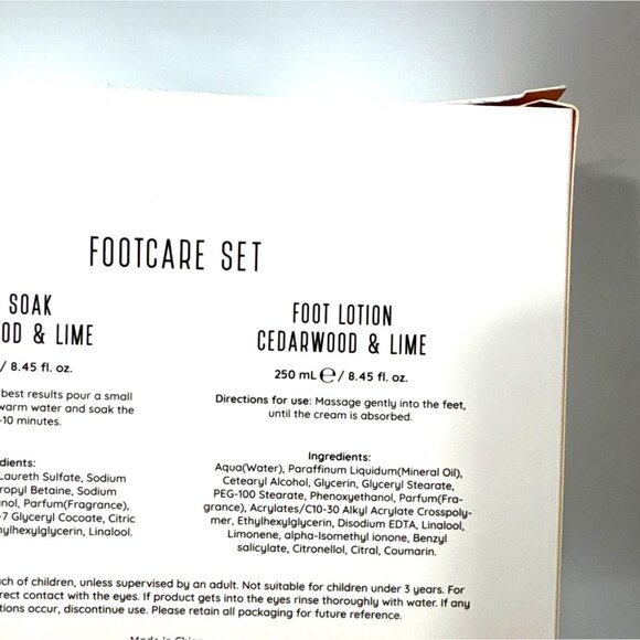 New Star Wars Mandalorian Footcare Set Cedarwood & Lime Foot Soak & Lotion 250ml - Picture 4 of 6